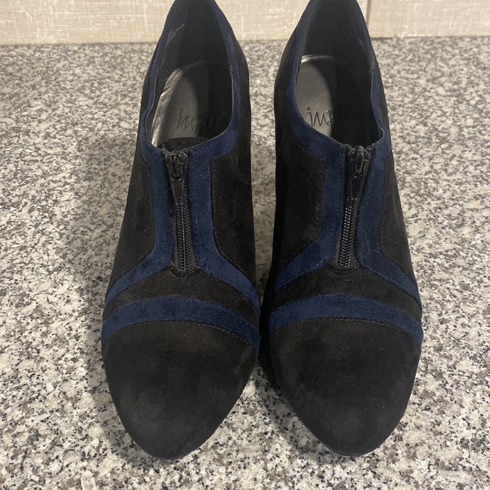 Impo Triumph Suede Booties with Zipper